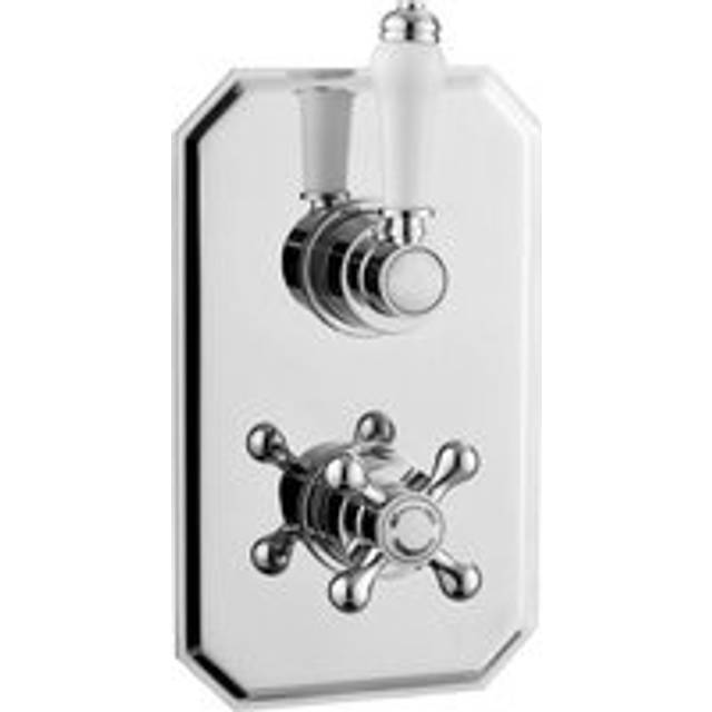 Concealed Thermostatic Shower Mixer Valve - Metallic Silver - One Size