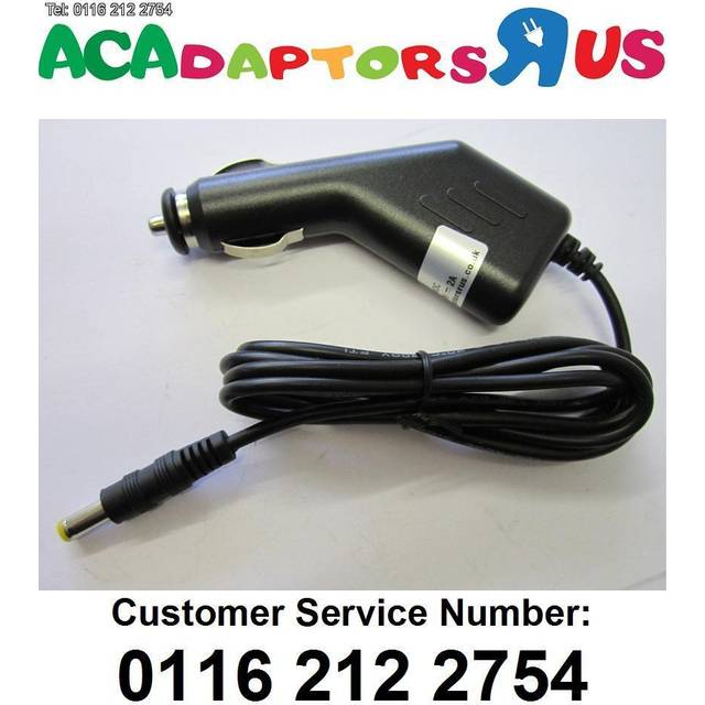 Sony dvp fx720 portable dvd player 9v car power supply adapter cable - uk seller