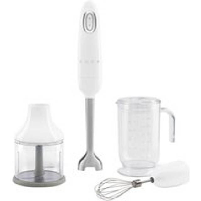 Smeg HBF03WHUK 4-in-1 Hand Blender with Accessories - White