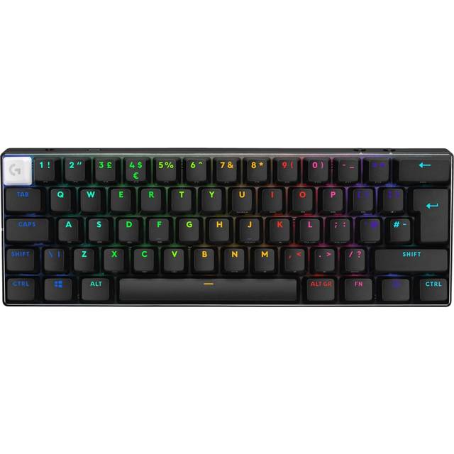 Logitech G PRO X 60 – trådlöst speltangentbord in Svart, UK English (Qwerty)