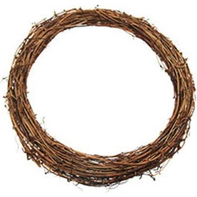 (10cm) Diy Easter Craft Garland Wreath Decoration Rattan Wall Hanging