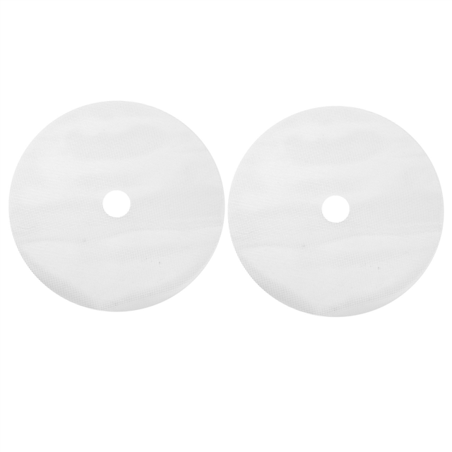 16 Pcs Round Silicone Dehydrator Sheets, Non-Stick Fruit Mats, Reusable Steamer Mat Mesh Sheet