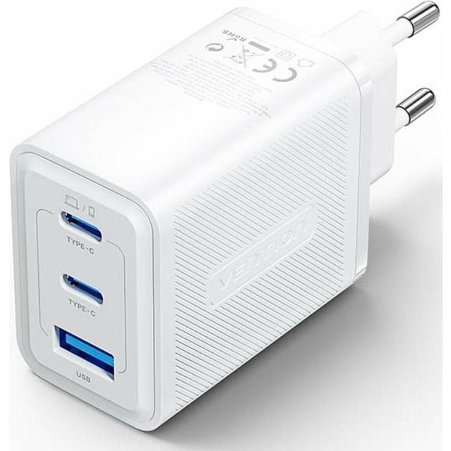 Vention 65W GaN Charger Quick Charge 4.0 3.0 Type C PD USB Charger For Laptop iPhone 15 14 13 Pro Max Samsung Galaxy S23 Xiaomi