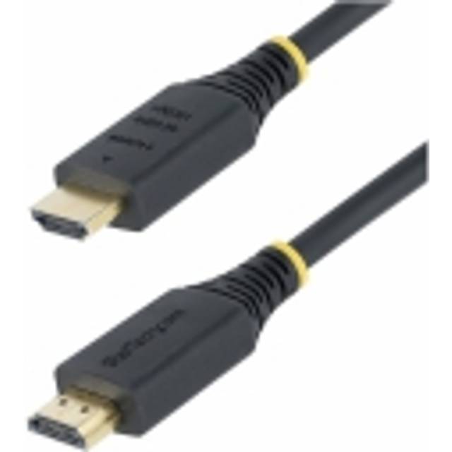 StarTech.com 4m (13ft) Premium Certified High Speed HDMI Cable, 4K60Hz - Premium hög hastighet - HDMI-kabel med Ethernet - HDMI hane till HDMI hane - 4 m - svart - passiv, 4K60Hz stöd