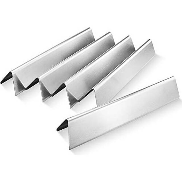 GFTIME 38.9CM Flavorizer Bars 7636 Replacement Parts for Weber Spirit I & II E-310 320 (With Front Burner Knobs), Spirit E310 S310 E320 S320 E330