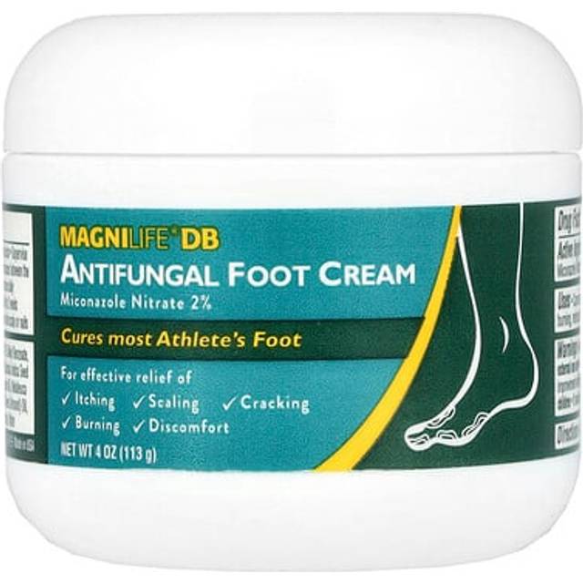 MagniLife, Antibacterial Foot Cream, Miconazole Nitrate 2%, 4 oz (113 g)
