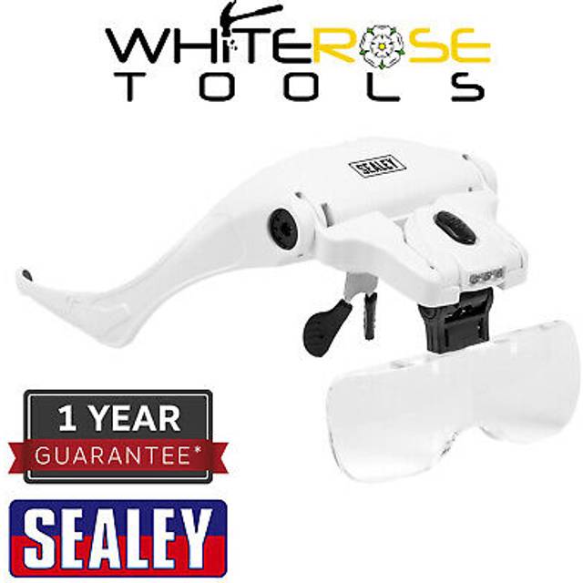 Sealey LED Magnifier Spectacles with Headband