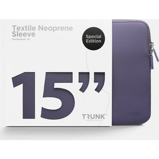 TRUNK 15" MacBook Air Ribbed Velvet Sleeve - Purpur