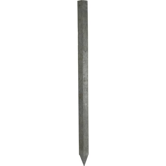 Recycled fence post with square profile Kerbl - Noir