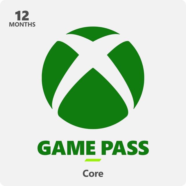 Xbox Game Pass Core 12 Months Digital Download