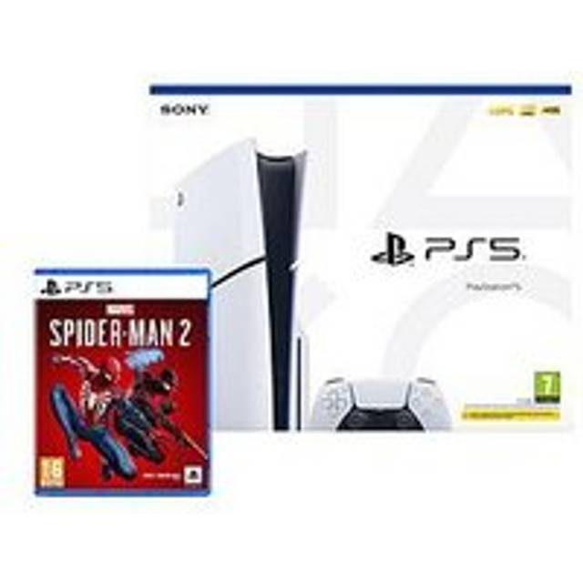 Playstation 5 Disc Console &Amp; Marvel'S Spider-Man 2 - White
