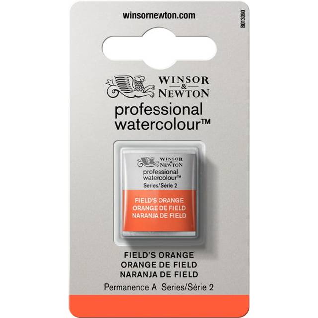 Winsor & Newton Artists Watercolour Half Pan - Field's Orange