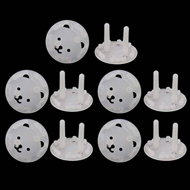 Europe Standard Plug Socket Protective Cover Set Baby Child Safety Kit of 10 Outlet Cover Children Care