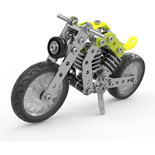 3D Metal Puzzle Model Building Stainless Steel Harley Motorcycle 158PCS