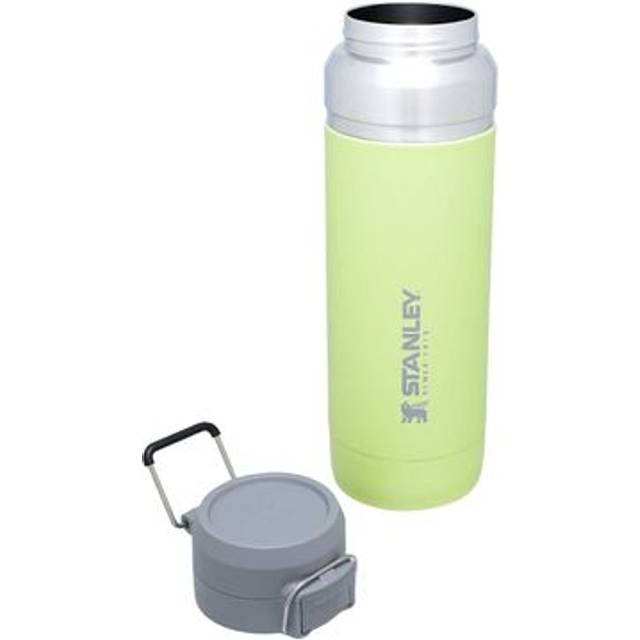 Stanley Quick Flip Vattenflaska 1.06L Citron - Läckagesäker - Vattenflaska I Rostfritt Stål - Låslock Med Tryckknapp - BPA-Fri - Passar Mugghållare - Tål Maskindisk