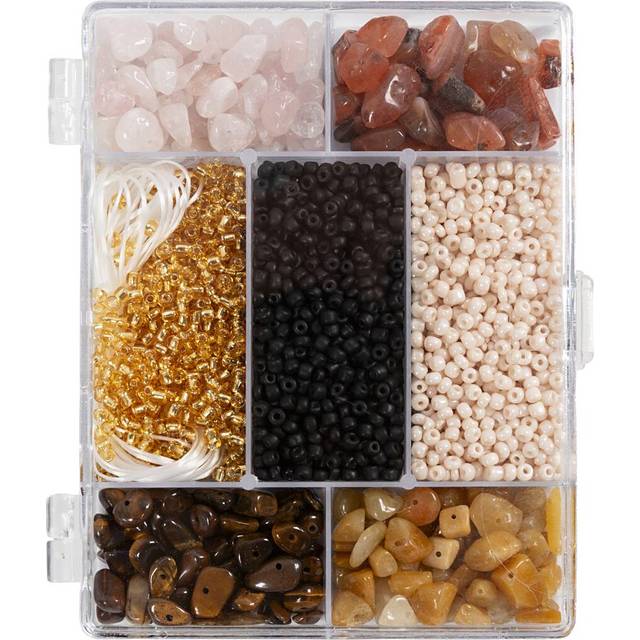 Pearl mix Crystals Earthy colours