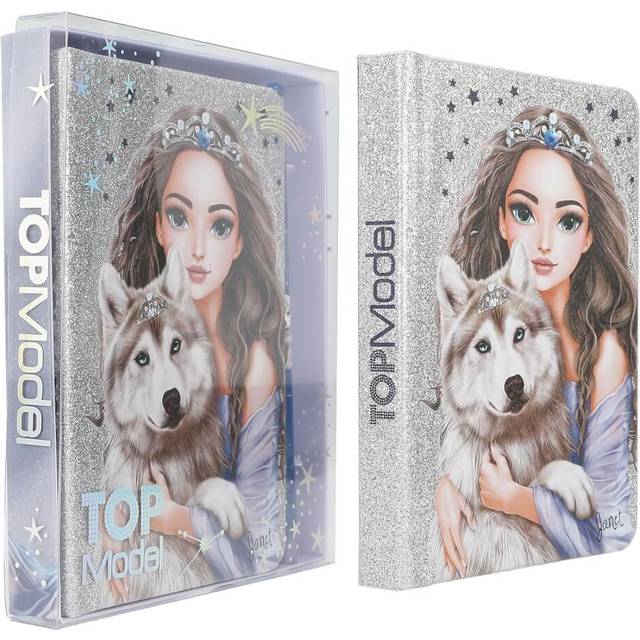 TOPModel - Skrivhäfte m. penna WOLF - Flerfärgad