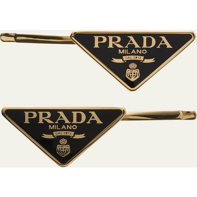 Prada Metal Hair Clip - Black - One size