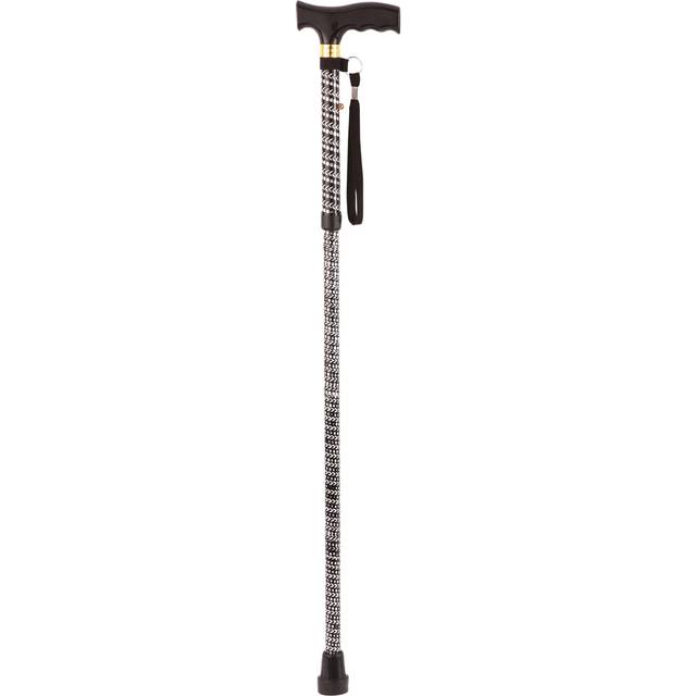 Aidapt Black Patterned Walking Stick