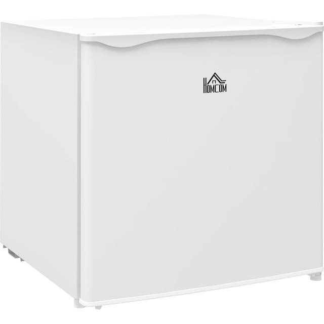 Homcom 35l tabletop freezer with adjustable temperature wire shelf white