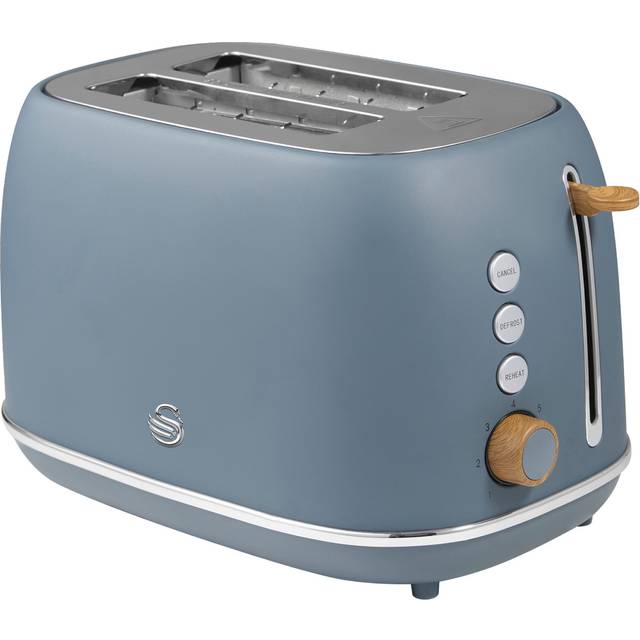 Fjord 800W 2 Slice Toaster Grey - A