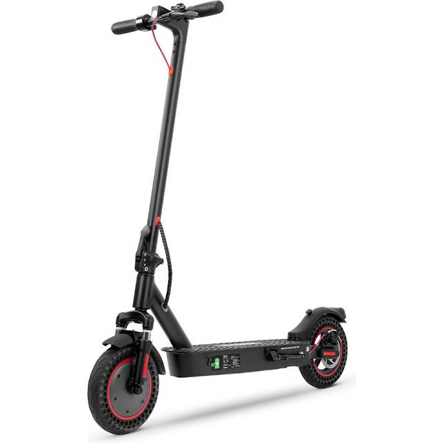 iScooter i9 Max Electric Scooter 10 Inch Honeycomb Tire 500W 36V 10Ah Smart APP Control svart