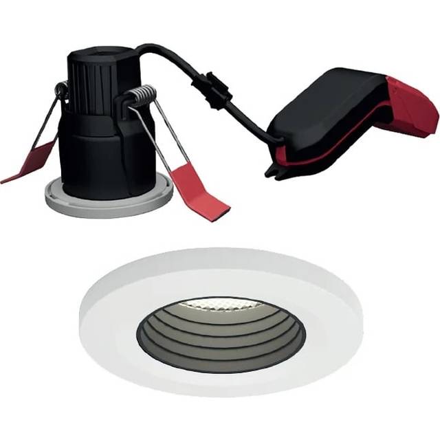 Ansell Prism Pro LED Downlight White Bezel with Black Insert