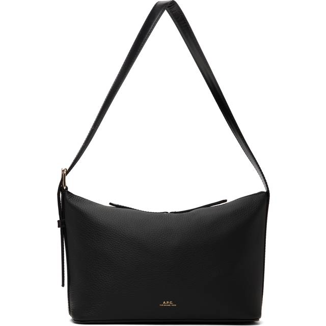 A.P.C. Black Vera Shoulder Bag - LZZ BLACK - UNI