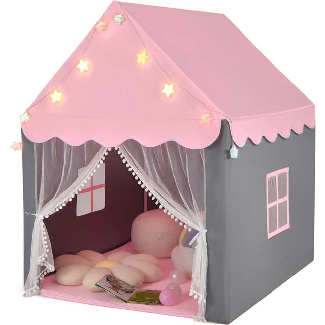 Costway Pink Kids Playhouse Large - 83 x 20 x 18cm