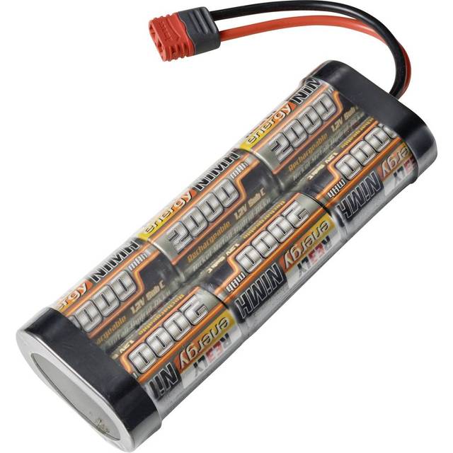 Reely RC Batteripack (NiMh) 7.2 V 2000 mAh Antal celler: 6 Stick T-kontaktsystem
