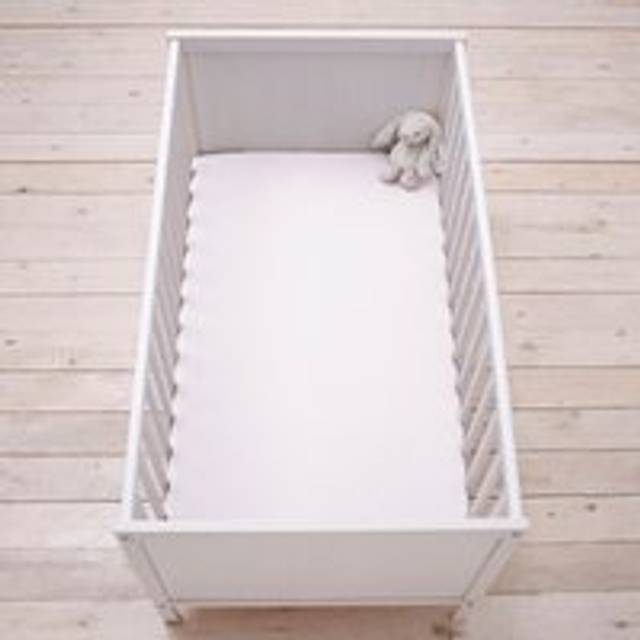 Safe Nights Fitted Sheets - White (W 60 x L 120cm)