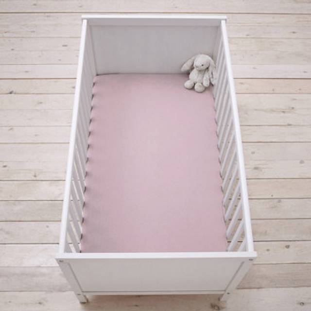 Safe Nights Fitted Sheets - Pink (W 70 x L 140cm)