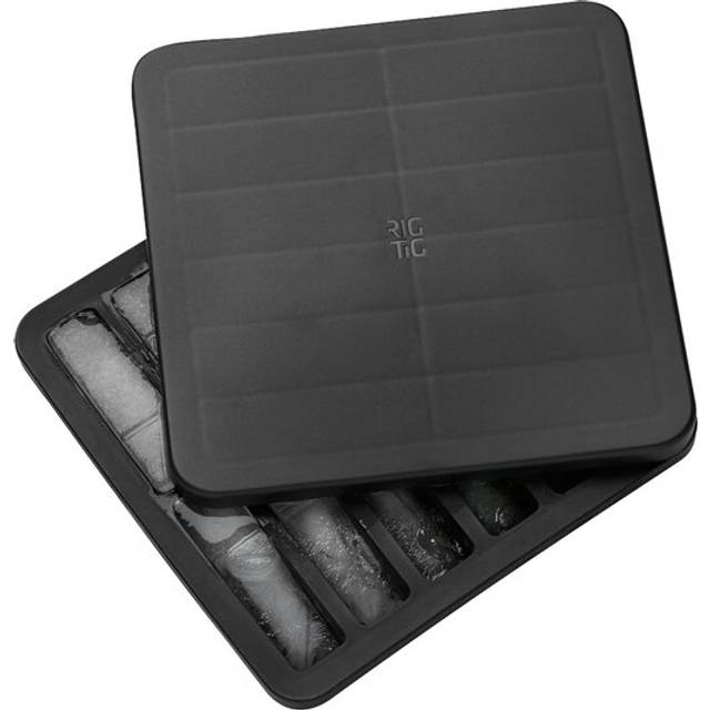 RIG-TIG - FREEZE-IT isterningbakke med låg H 2.5 cm black