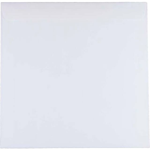 JAM PAPER 9.5 x 9.5 Square Invitation Envelopes - White - 50/Pack