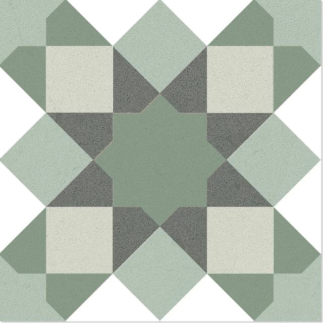 Klinker Persepolis Grön Matt 20x20 cm