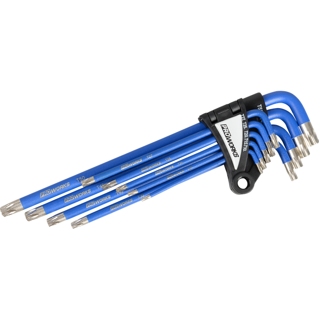 Proworks Torx Key Set 9 Pieces T10-T50