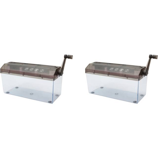 2X Hand Shredder, Manual Paper Cutting Machine A4 for Home, Mini Portable Manual Shredder for Home, School and Office