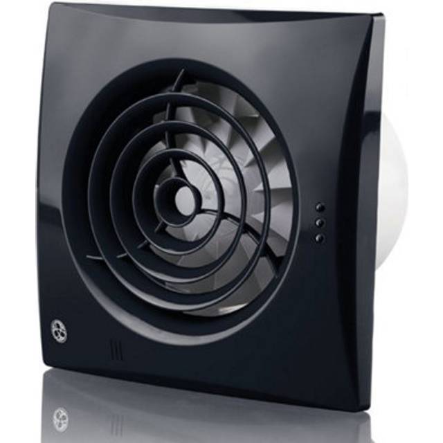 Blauberg 125mm Calm Extractor Black Fan Humidity - CALMBLACK125H
