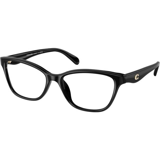 Coach HC6243F Asian Fit 5002 Women's Eyeglasses Black Size 57 (Frame Only) - Blue Light Block Available (57)