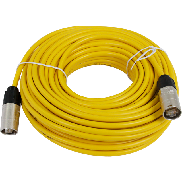 20m Cat5e RJ45 20 Metre Neutrik etherCON Shielded Patch Lead - ce