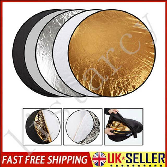 Andoer 24" 60cm disc 5 in 1 portable photography studio light reflector q6i4