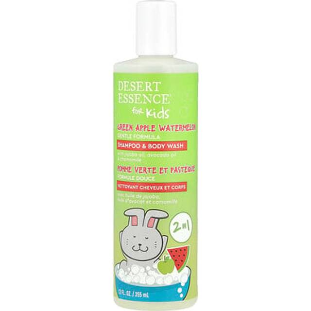 Desert Essence  Kids  Shampoo & Body Wash  Green Apple Watermelon   12 fl oz (355 ml)