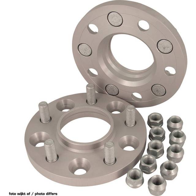 H&R 6065673 Spårviddsbreddning TRAK+® Wheel Spacers 30mm, Spårbreddning per axel: 60mm, Hålant.: 5 - silver