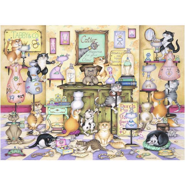 RAVENSBURGER Crazy Cats Taby & Co. 500P |Multi/patterned |One Size