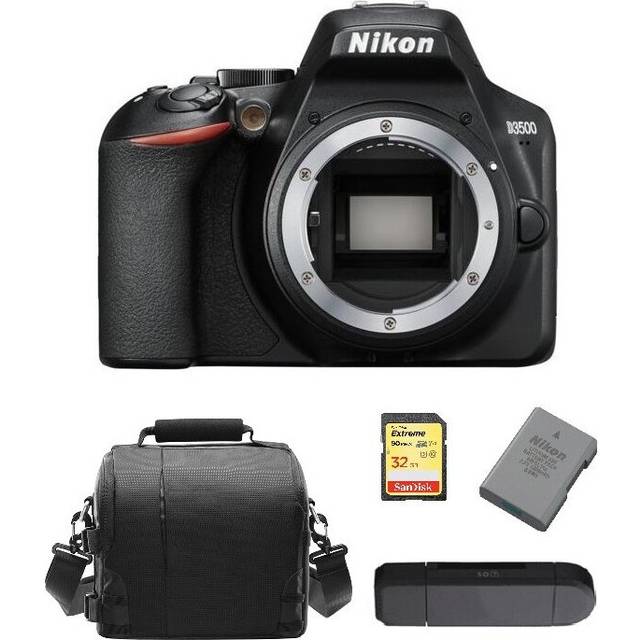 NIKON D3500 Body Black + 32GB SD card+Bag+EN-EL14A Battery+Card Reader