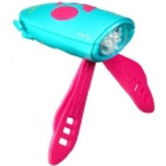 Hornit Mini Front Light + Bell - Pink/Turquoise