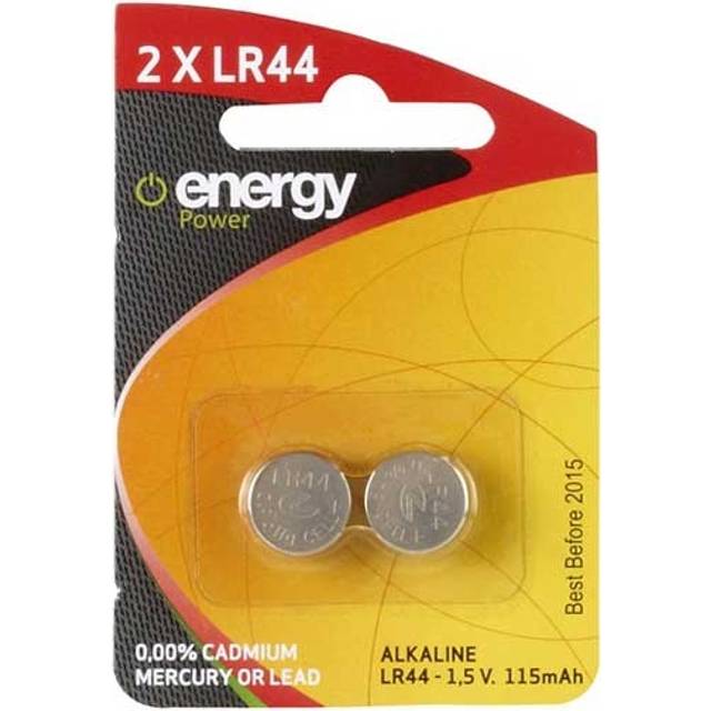 Energy Power 2 x LR44 Alkaline knappcellsbatterier