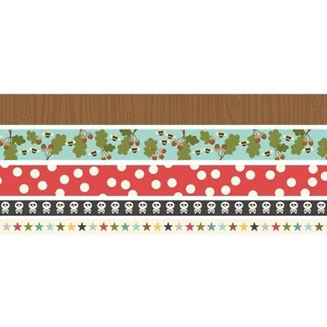 Simple Stories Washi Tape 5/Pkg-Say Cheese Frontier At The Park FRON7992