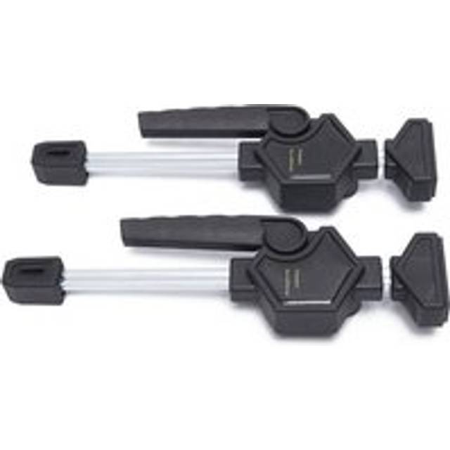 2PCS Quick Ratchet Release Speed Squeeze Woodworking Clamp Clip Kit Tool