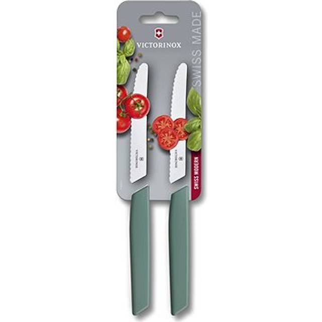 Victorinox Swiss Modern 2 Piece 11cm Tomato &amp; Table Knife Set Cornflower (6900611W2B)